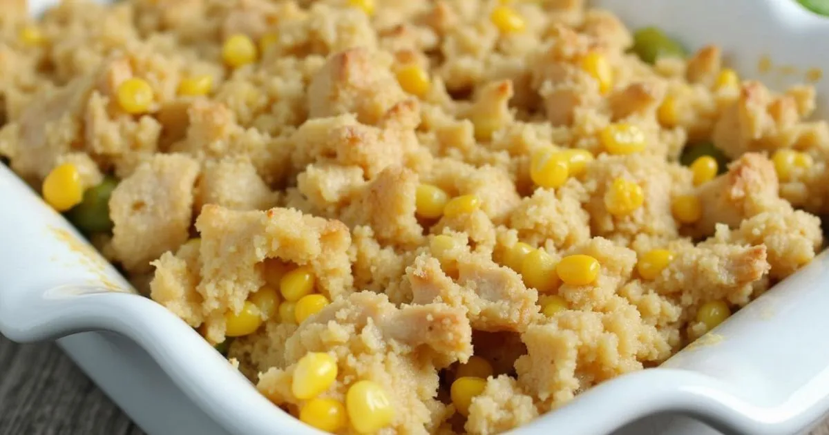 Cornbread Dressing with Chicken