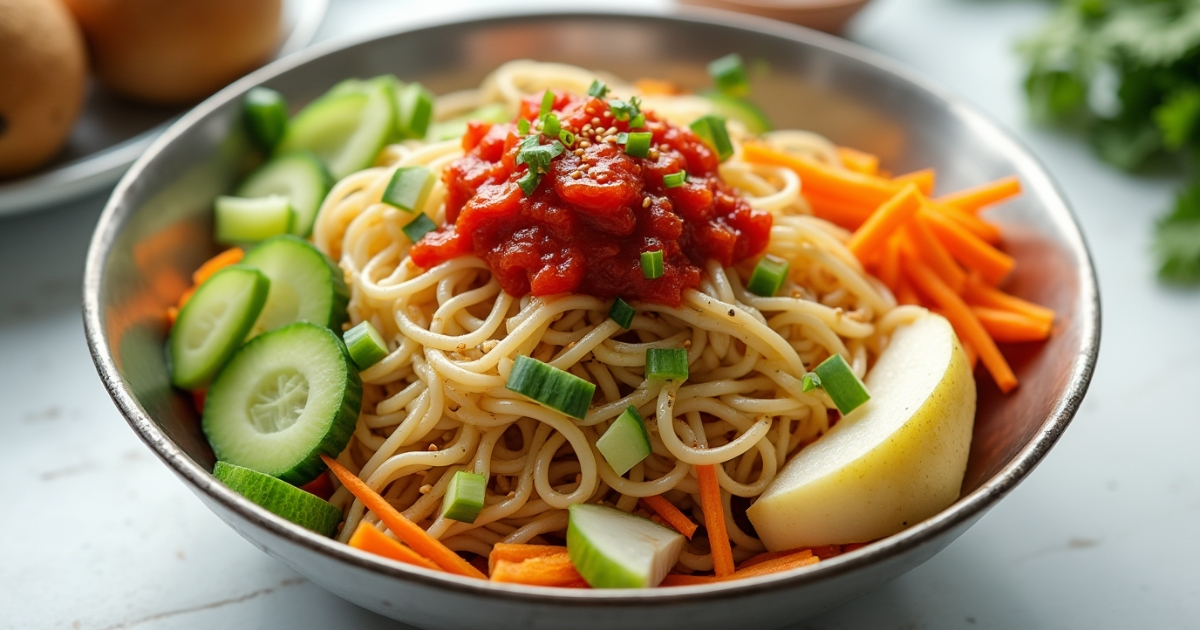 Cold Bibim Noodle Salad