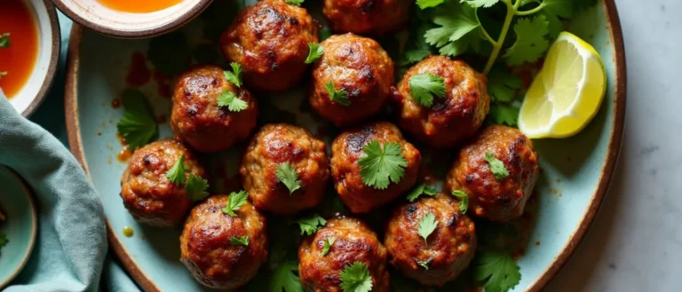 Thai-Inspired Beef Meatballs