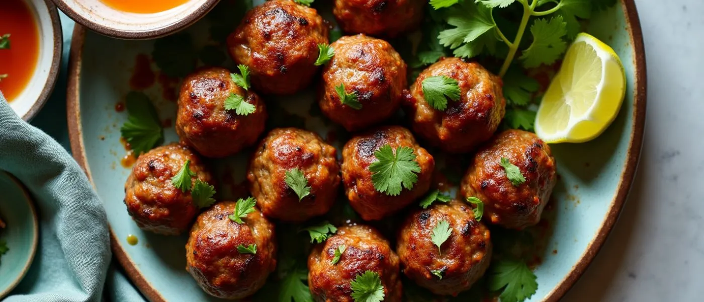 Thai-Inspired Beef Meatballs