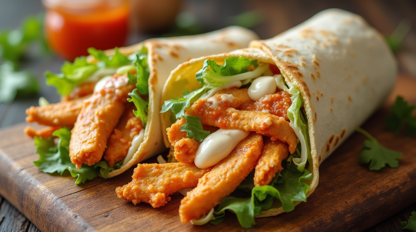 buffalo chicken wrap recipe