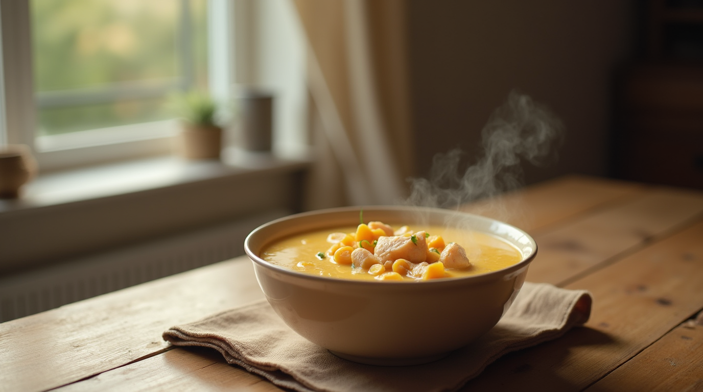 chicken corn soup recipe
