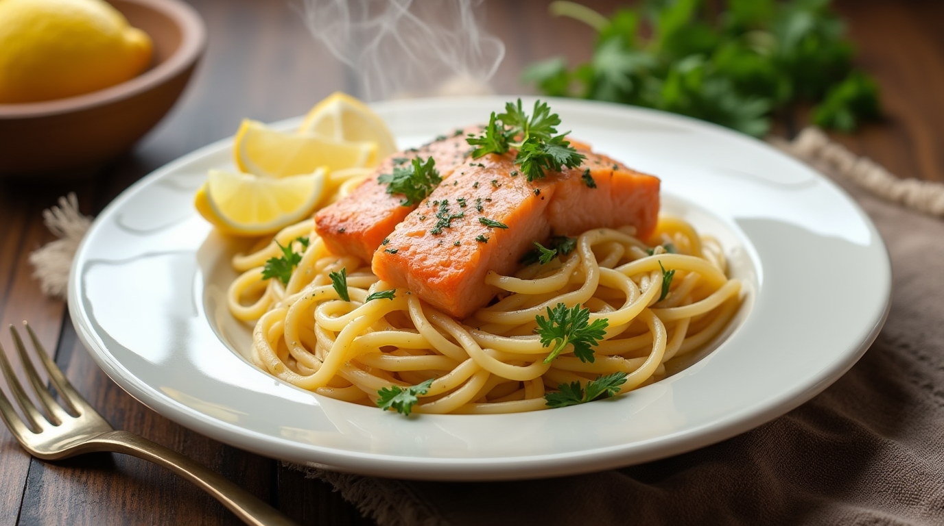 salmon pasta recipe