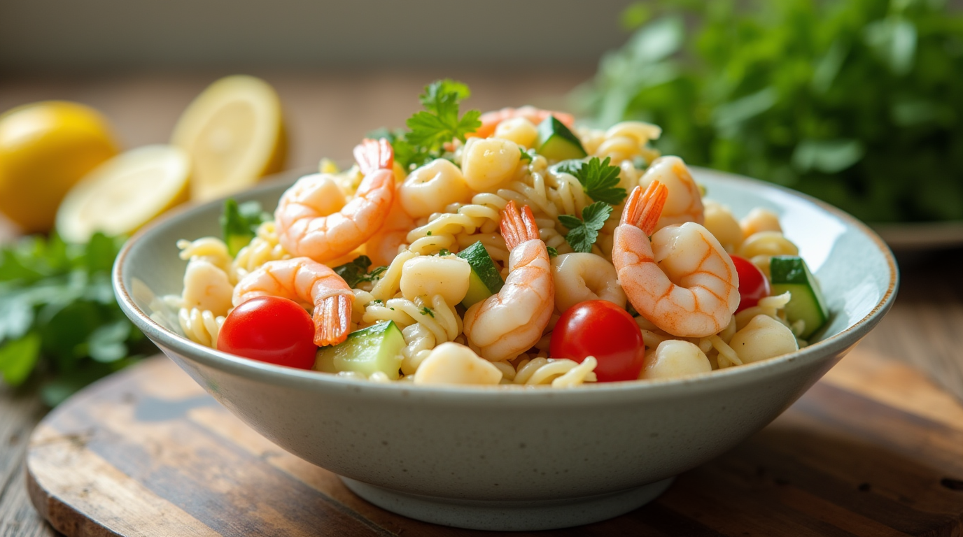 seafood pasta salad recipe