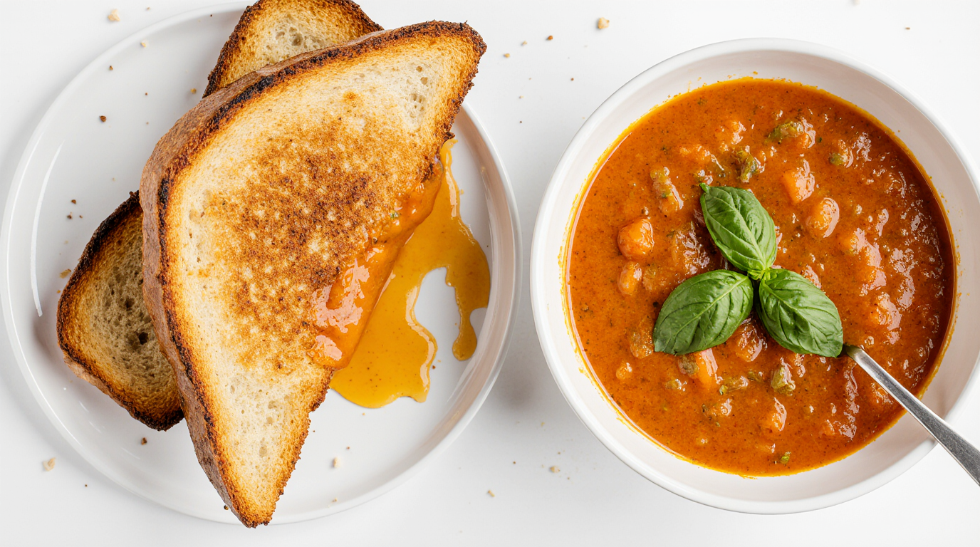 grilled cheese and tomato soup