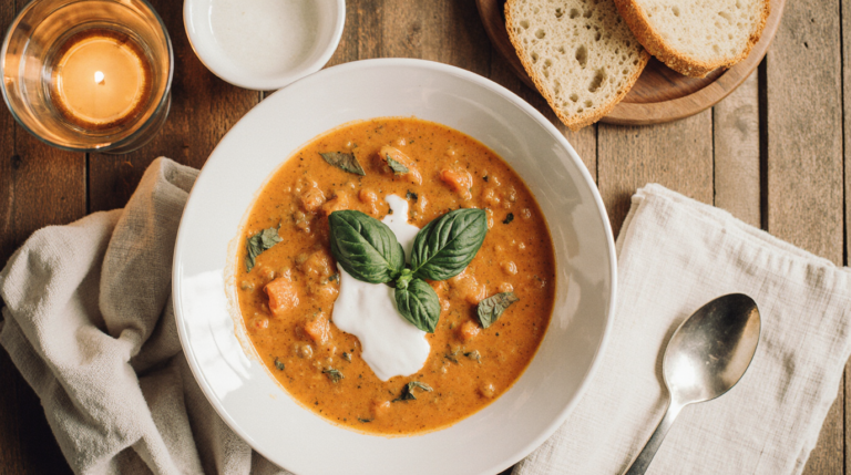 Creamy Tomato Basil Soup