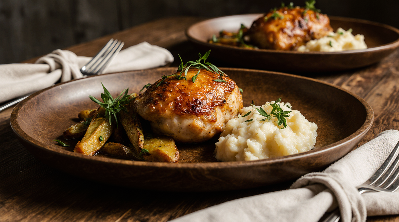 Honey Garlic Chicken Thighs