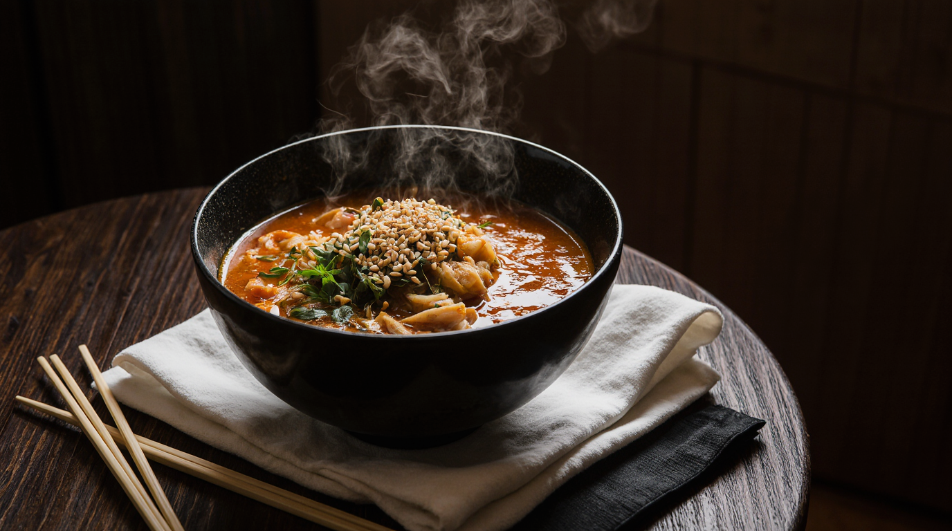 Spicy Ramen Noodle Soup