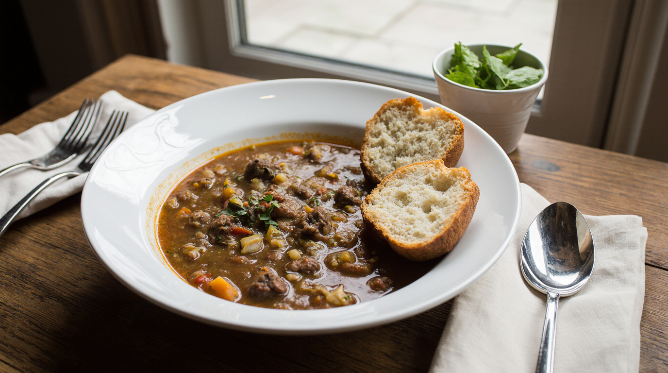beef barley vegetable soup