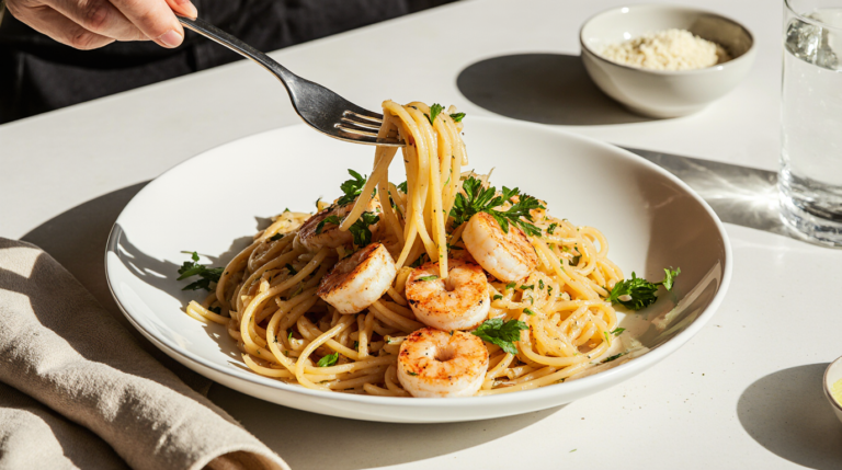 shrimp and linguine recipe