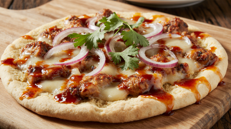 BBQ Chicken Flatbread Pizza