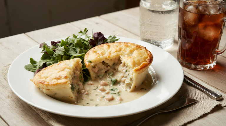 Chicken Pot Pie with Puff Pastry