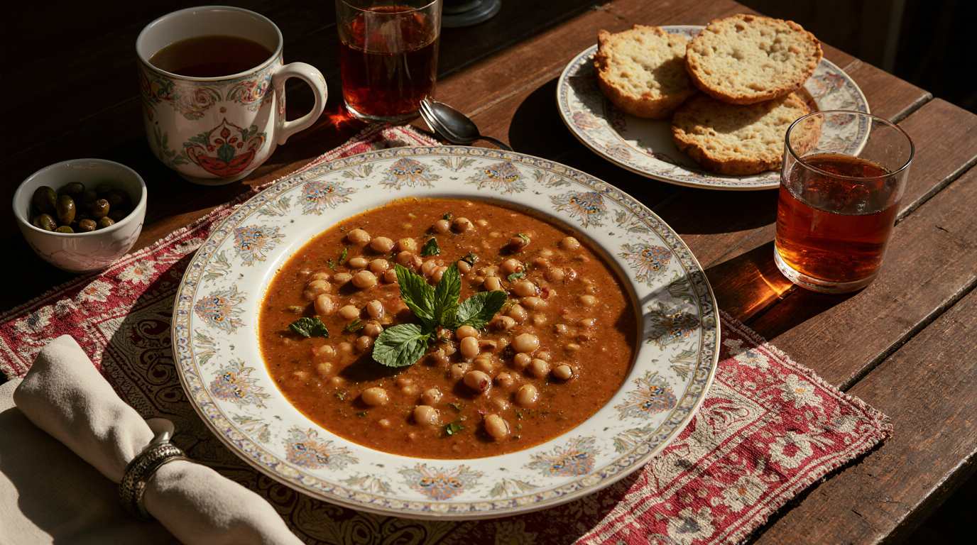 Moroccan Chickpea Soup